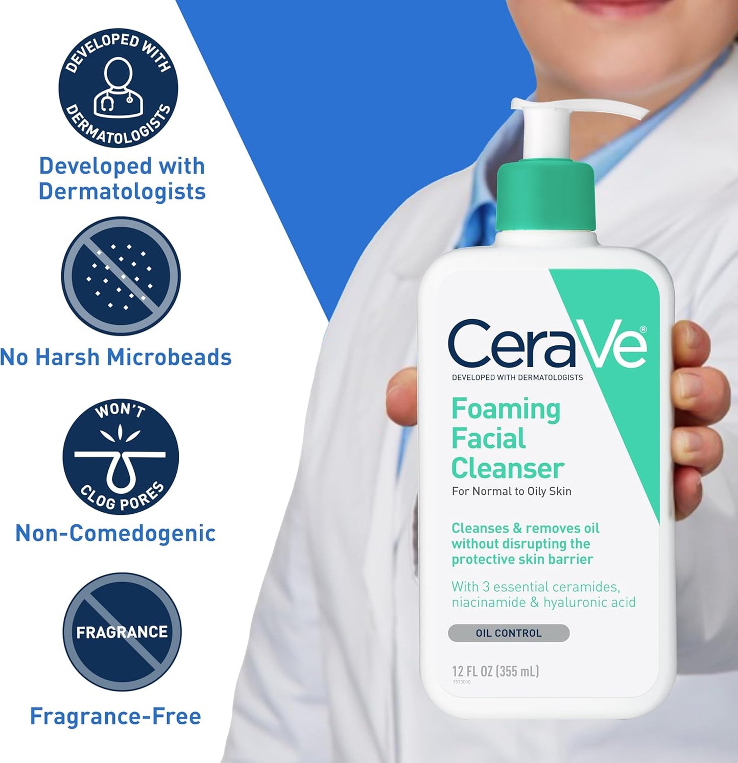 CeraVe - Foaming Facial Cleanser - MARRIABEE