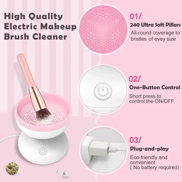 Electric Makeup Brush Cleaner Machine - MARRIABEE