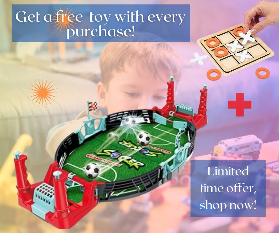 Mini Football Interactive Game, Foosball Desktop Sport Board Game for Adults Kids Family,Tabletop Football Soccer Pinball for Indoor Game Room - Includes wooden board tic tac toe game xo table Toy  - MARRIABEE